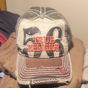 True Religion Distressed Cap